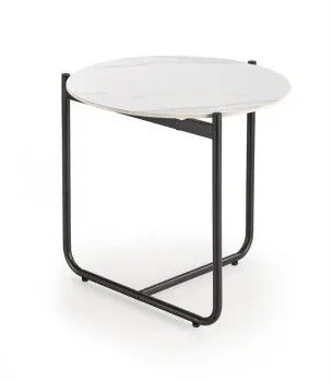 Стол журнальный Halmar ACUNA S (белый мрамор)