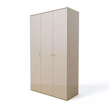 Шкаф 3-х дверный Римини (Латте/Золото) РМШ2/3