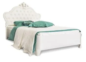 Детская кровать Мишель 120х200 см белый матовый