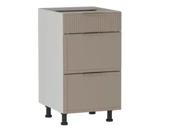 Стол с ящиками СЯ-45 (140/284), Берта (450*528*820) Мокко, 25122