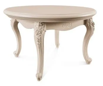 Столик круглый Мокко бежевый