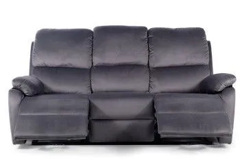 Диван-реклайнер Signal SPENCER 3 VELVET (серый)