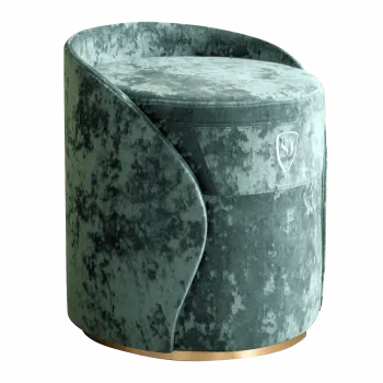 Пуф-тумба Морской бриз (Crush) золото Sweet dreams PS-101