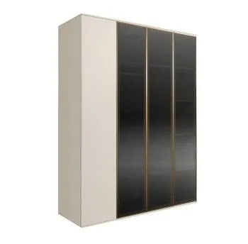 Шкаф 4-х дв. Bogemia Air (Слоновая кость/Золото) БМШ2/4(3)