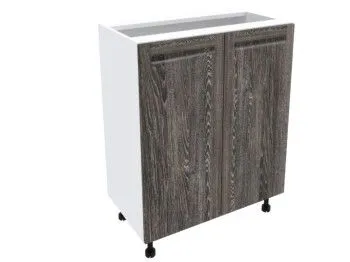 Стол 2-х дверный С-60, Грей (600*470*820) Шале Серебро, 21406