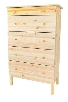 Комод Тарва Т-5 5 ящиков (натуральный)