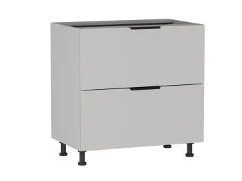 Стол с ящиками СЯ-2-80, Ватель (800*523*820) Экокожа Белый, 23923