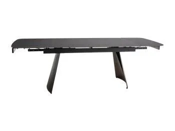 Стол обеденный Signal BACARDI 160 раскладной (черный/черный)