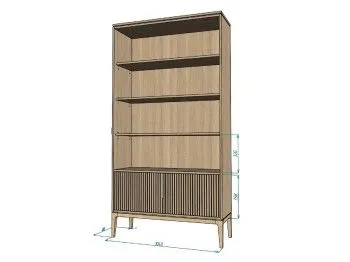 Стеллаж Bryce (Дуб Честерфилд)