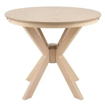 Стол Милан 900 раздвижной (беленый дуб)