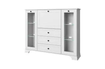 Тумба Тиффани 2V1D3S белый