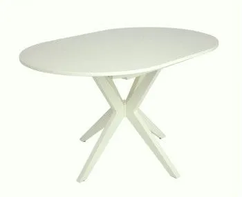 Стол Астерия (Эмаль 11 /шпон Бук) 1300(1750)*900