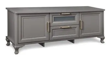 Тумба под телевизор Мокко серый камень - Выставка Балашиха