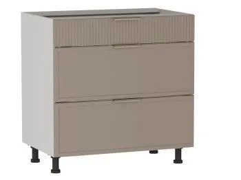 Стол с ящиками СЯ-80 (140/284), Берта (800*528*820) Мокко, 25125