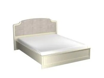 Кровать (каркас) Люкс 1600, Сиена (1794*2110*1090) Береза бежевая, 12309