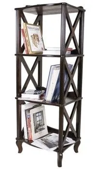 Этажерка-стеллаж Джульетта-3 (орех)