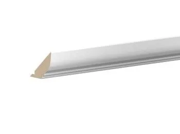 Карниз К-9 верхний, Бьянка (2440*24*84) Белый софт, 21136