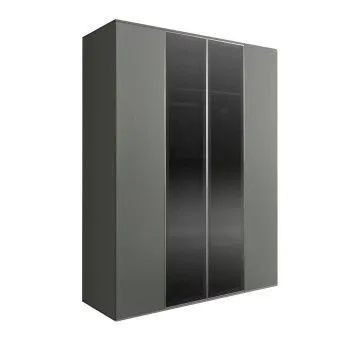 Шкаф 4-х дв. Bogemia Air (Серый/Серебро) БМШ2/4(2)