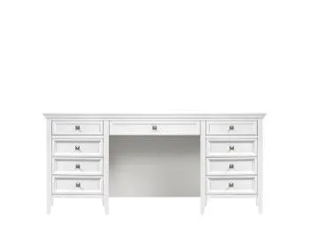 Стол письменный двухтумбовый Manhattan (Белый)