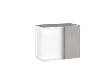 Шкаф АГУ-60 (480) правый, Виста (600*334*480) Экокожа Бежевый, 26513