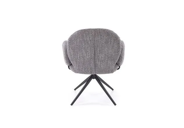 Стул кухонный Halmar K568 поворотный (серый/черный) | изображение 4