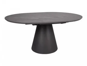 Стол обеденный Signal ANGEL II 120 (эффект серого мрамора/черный)