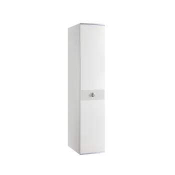 Шкаф 1-но дверный Римини СОЛО (Бежевый/Серебро) РМШ2/1(s)