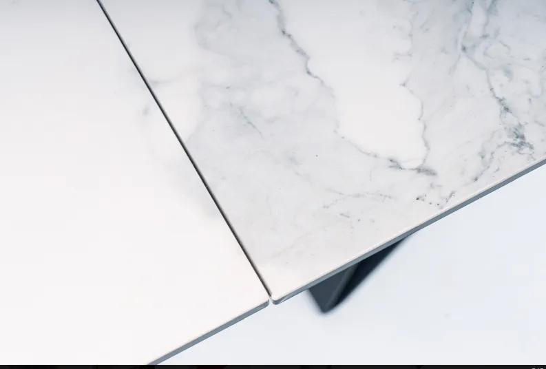 Стол обеденный Signal WESTIN III Ceramic 160 раскладной (белый/черный) | изображение 3