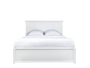 Кровать полутораспальная 140 с подъемным механизмом Manhattan (Белый)