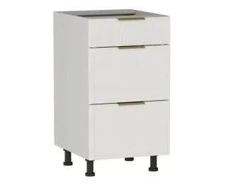 Стол с ящиками СЯ-45 (140/284), Берта (450*528*820) Экокожа Белый, 25322