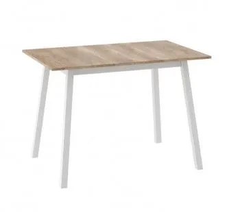 Стол ТИРК раздвижной 110(142)х70 Дуб каньон/Белый