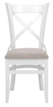 Стул Хью (Белая эмаль/бежевый М02)