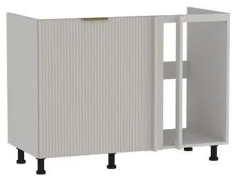 Стол под мойку угловой СМУ-120, Монза (1100*554*820) Экокожа Бежевый, 23115