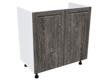 Стол под мойку 2-х дверный СМ-80, Грей (800*470*820) Шале Серебро, 21455