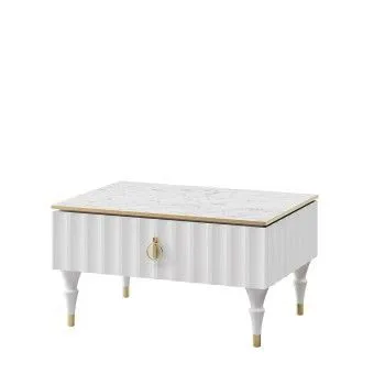 Стол журнальный Лоренсо Белый МН-043-38