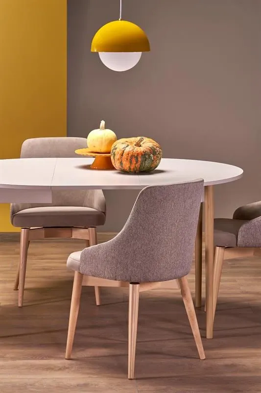 Стол обеденный Halmar PIVOT 102 (кашемир/натуральный) | изображение 9