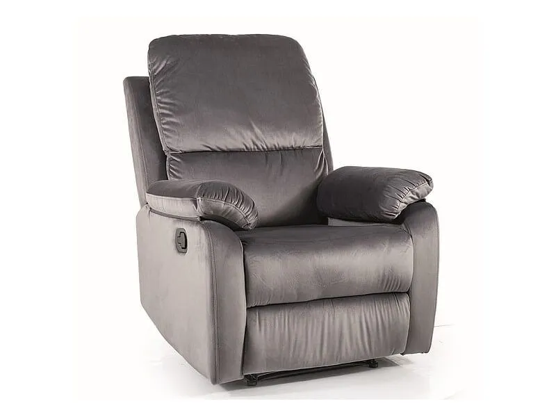 Кресло Signal SPENCER 1 VELVET раскладное (серый)