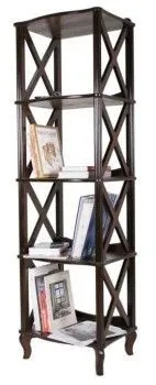 Этажерка-стеллаж Джульетта-4 (орех )