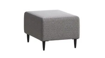 Пуф КИРКАС, 57х36х43 см, серый