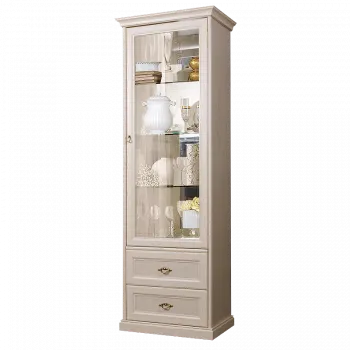 Витрина для посуды 1-створчатая Венеция дуб седан ВНВ1-1С