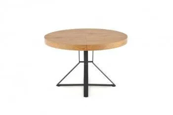 Стол обеденный Halmar MERCY раскладной (дуб золотой/черный)