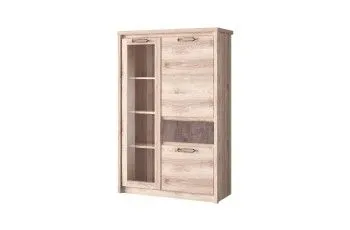Шкаф с витриной Джаз 1V2D1S-1