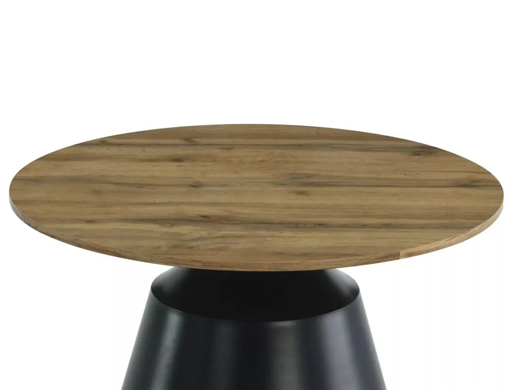 Комплект Signal ITAKA (2 стола журнальных) (дуб артизан/черный) 70/40, 50/50 | изображение 3