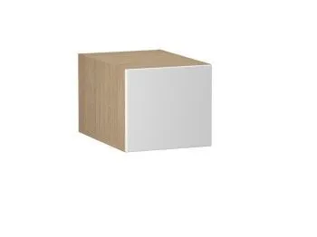 Шкаф АГ-40, Женева (400*586*360) Дуб Палермо/Белый матовый, 22427