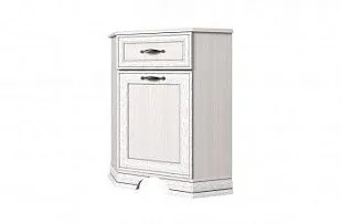 Тумба Тиффани 1D1SU угловая вудлайн кремовый