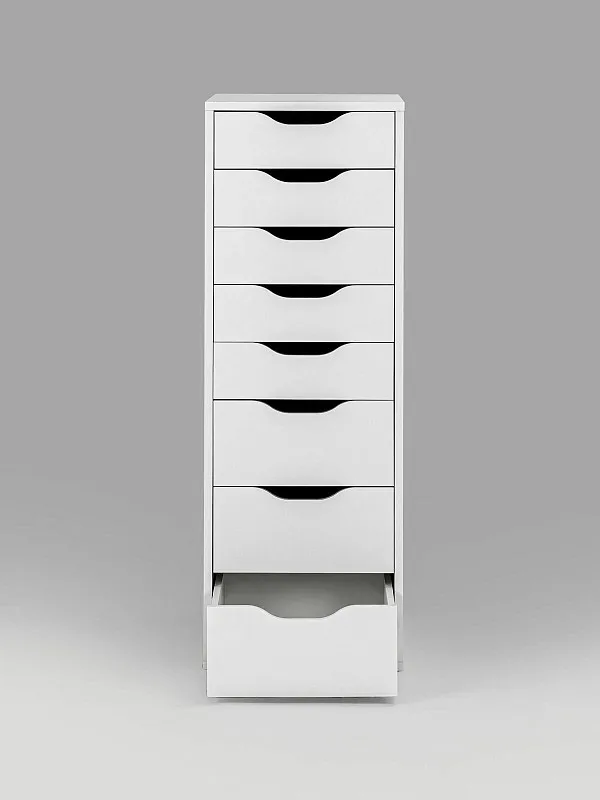 Комод Ингар, 8 ящиков, 36x102x53 см, белый | изображение 12