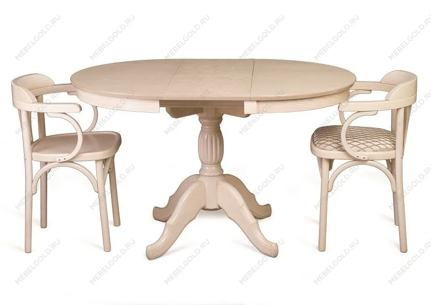 Стол обеденный Лилия-0090 (беленый дуб) | изображение 4