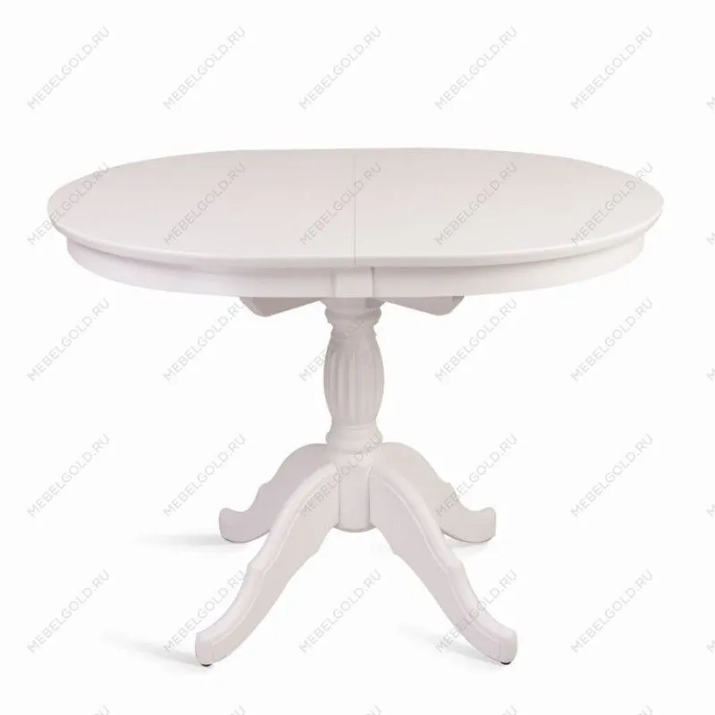 Стол обеденный Лилия-0110 (белая эмаль)