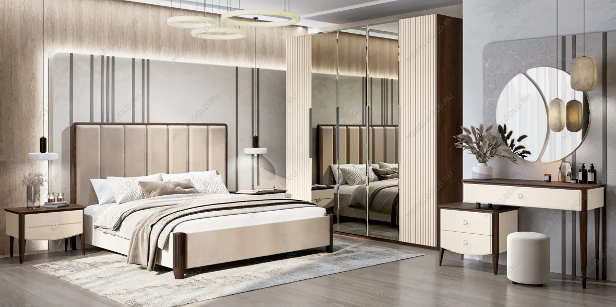 Зеркало Жаклин ППУ бежевый | изображение 3