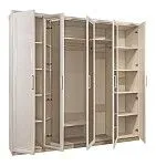 Шкаф Нонна 5-дверный мокко глянец | изображение 1